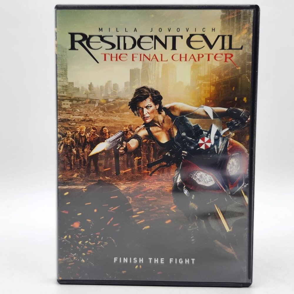 Resident Evil The Final Chapter DVD Milla Jovovich 2016 Sony